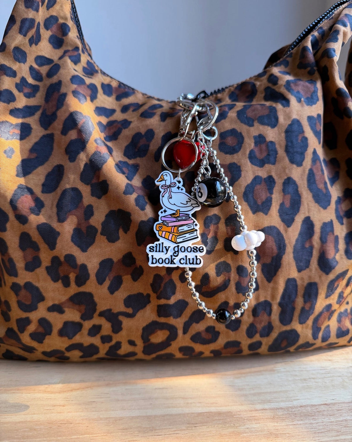 Silly Goose Bookclub Keychain