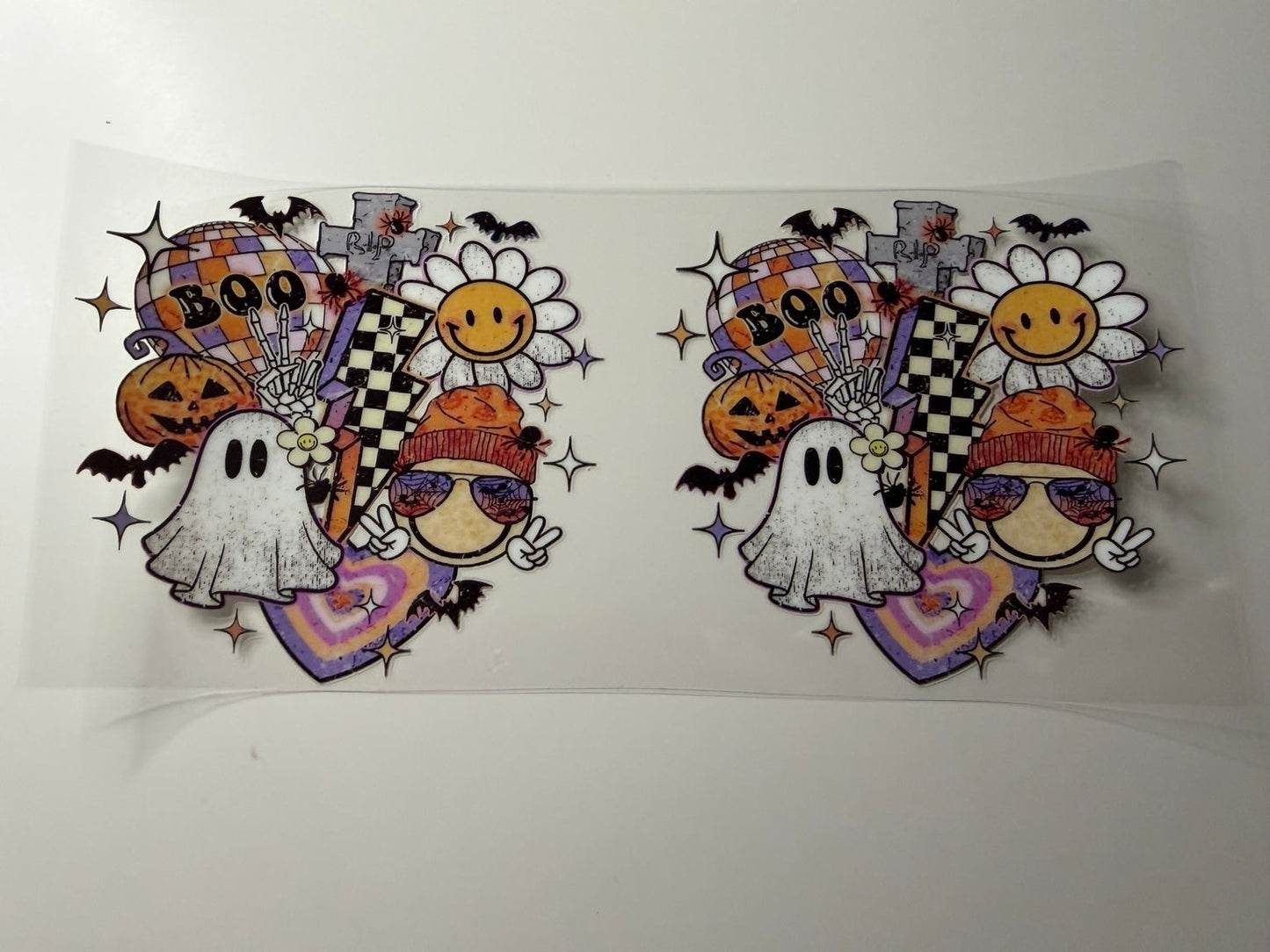 Spooky Retro Halloween Collage UV DTF Wrap