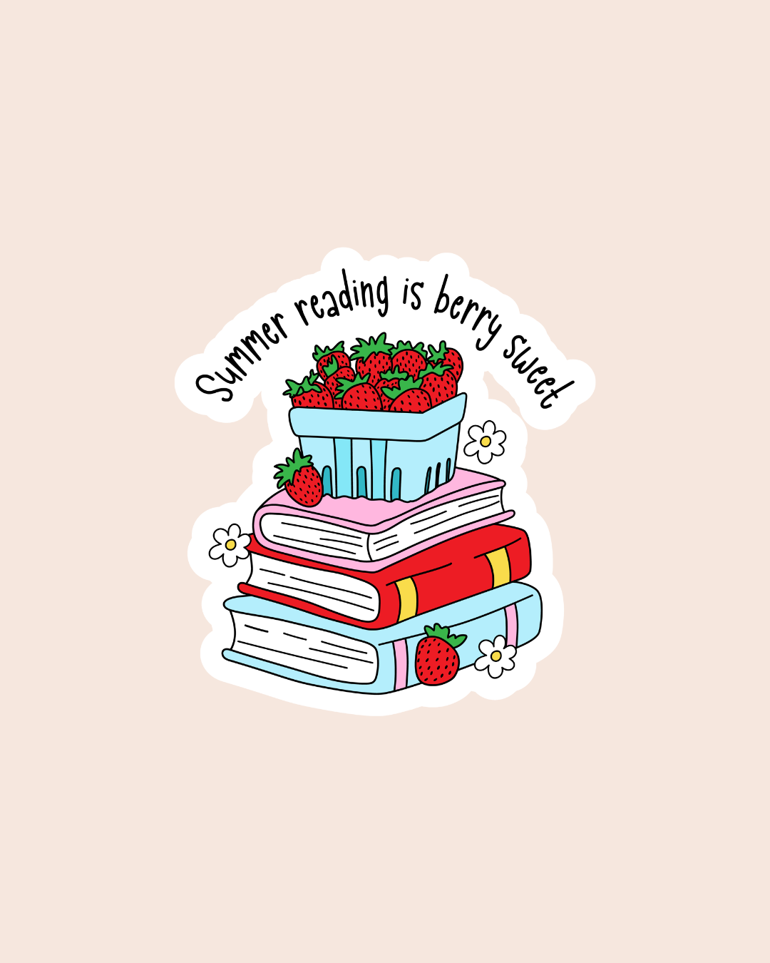 Summer Reading Is Berry Sweet Sticker