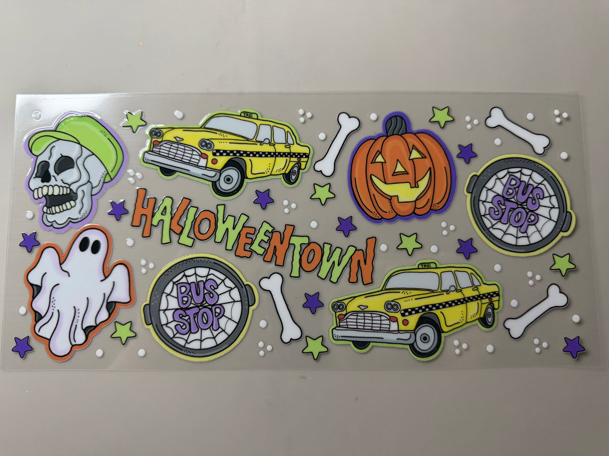 Halloweentown UV DTF Wrap
