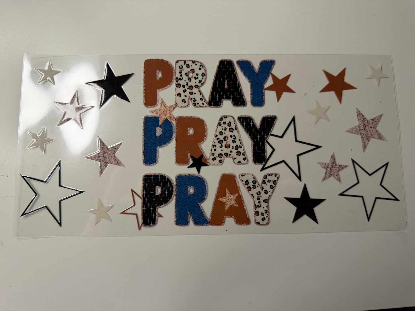 Pray UV DTF Wrap