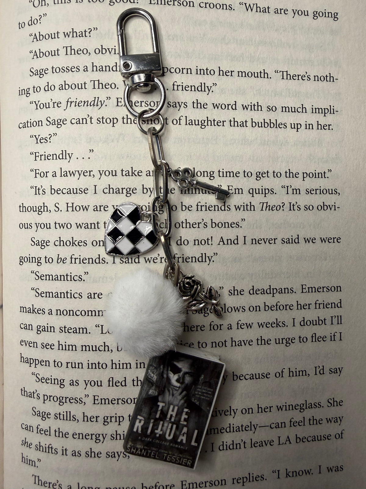 "The Ritual" Chapter & Charm Keychain