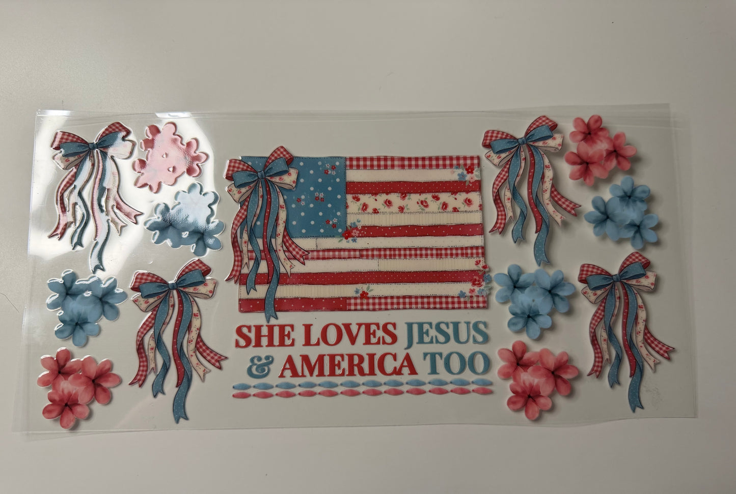 Jesus & America UV DTF Wrap