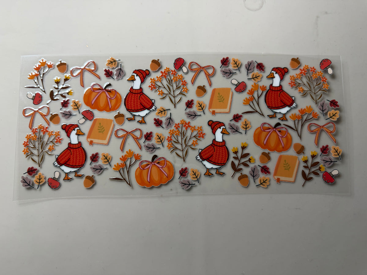 Fall Geese UV DTF Wrap