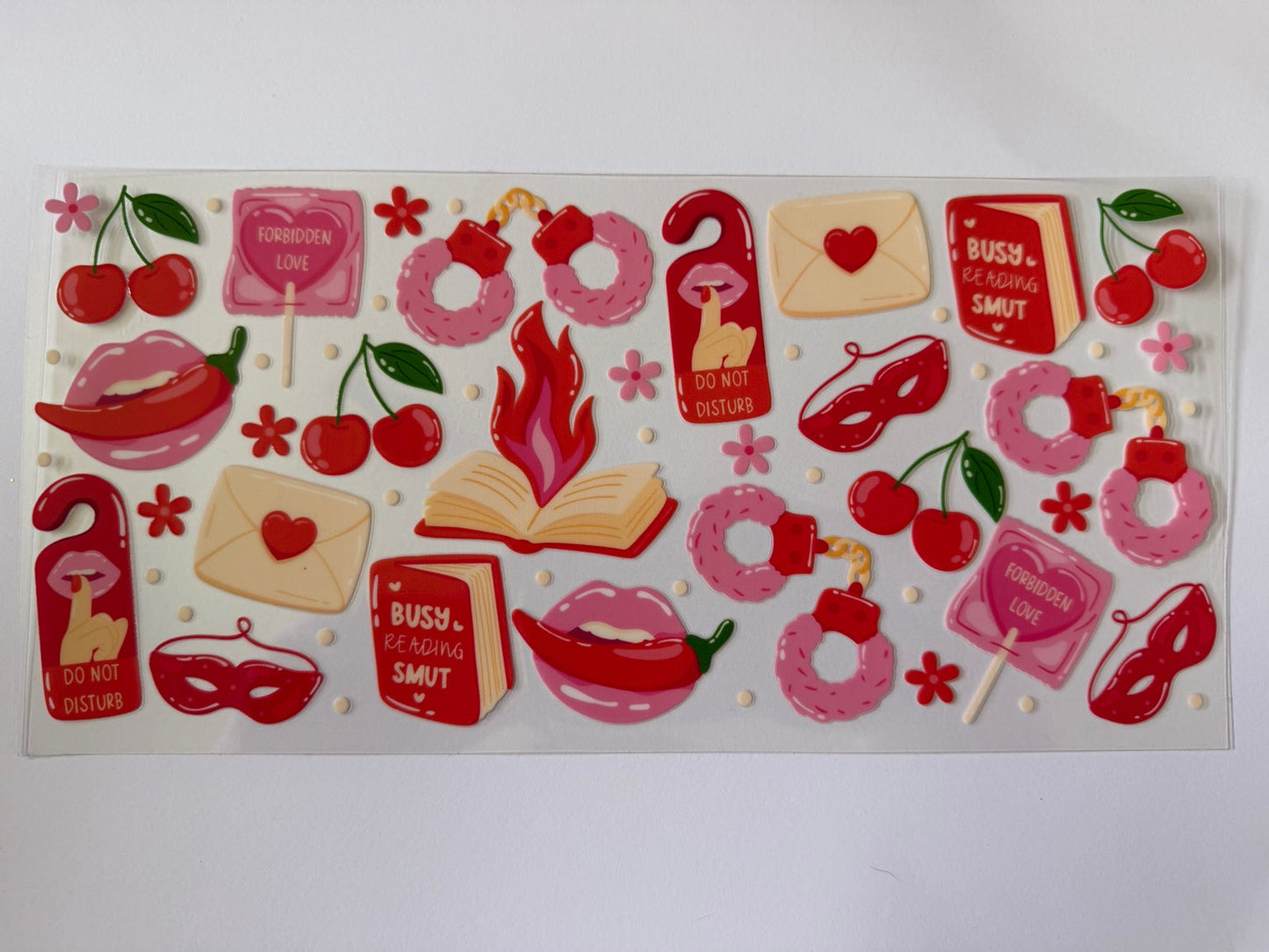 Spicy Romance UV DTF Wrap
