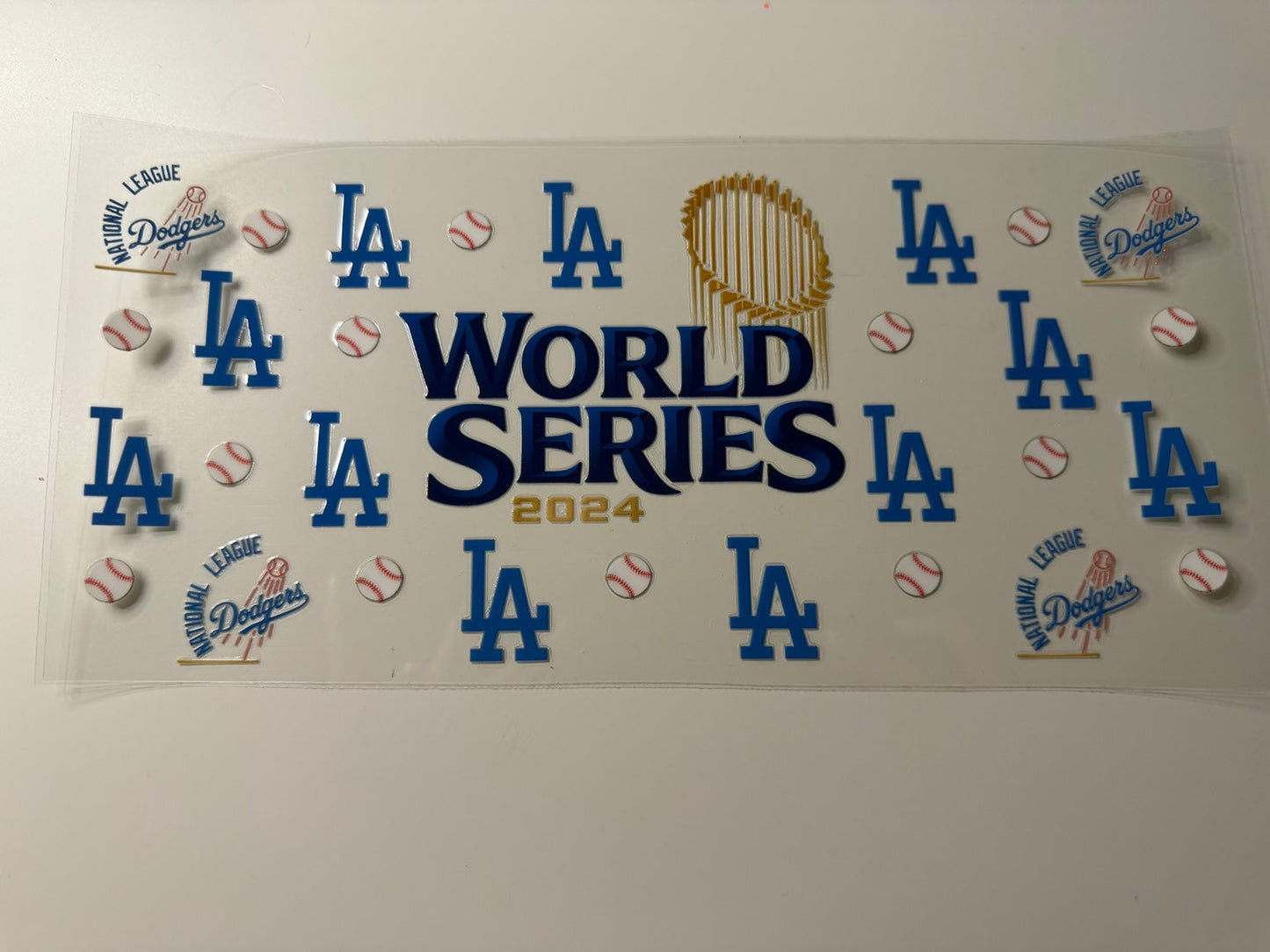 Los Angeles Baseball UV DTF Wrap
