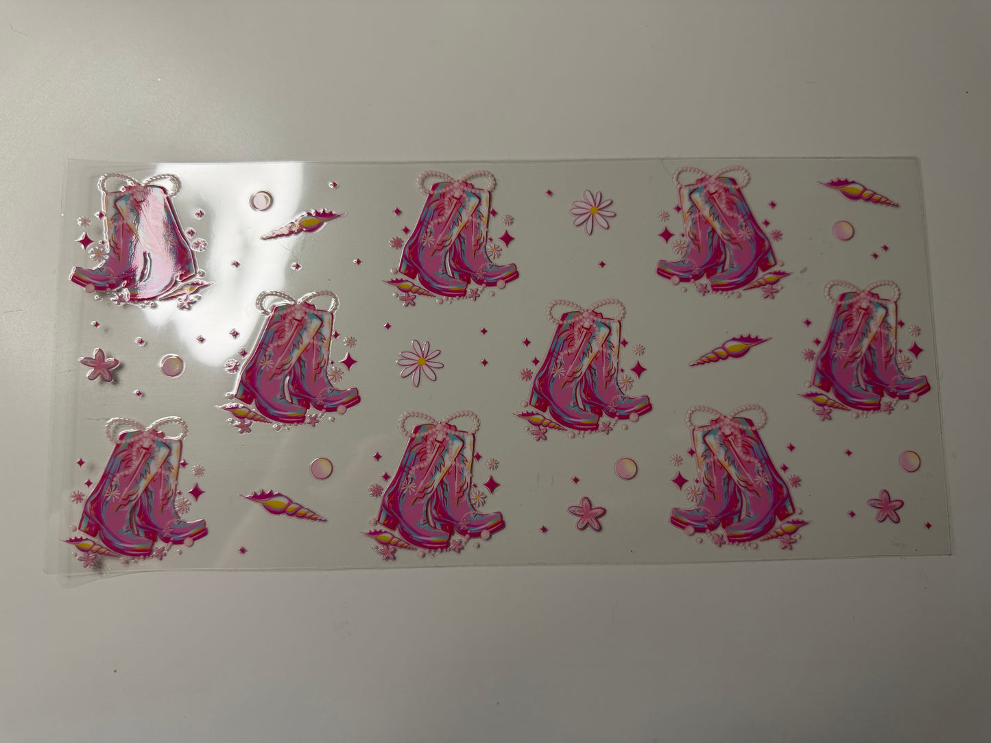 Coastal Cowgirl UV DTF Wrap