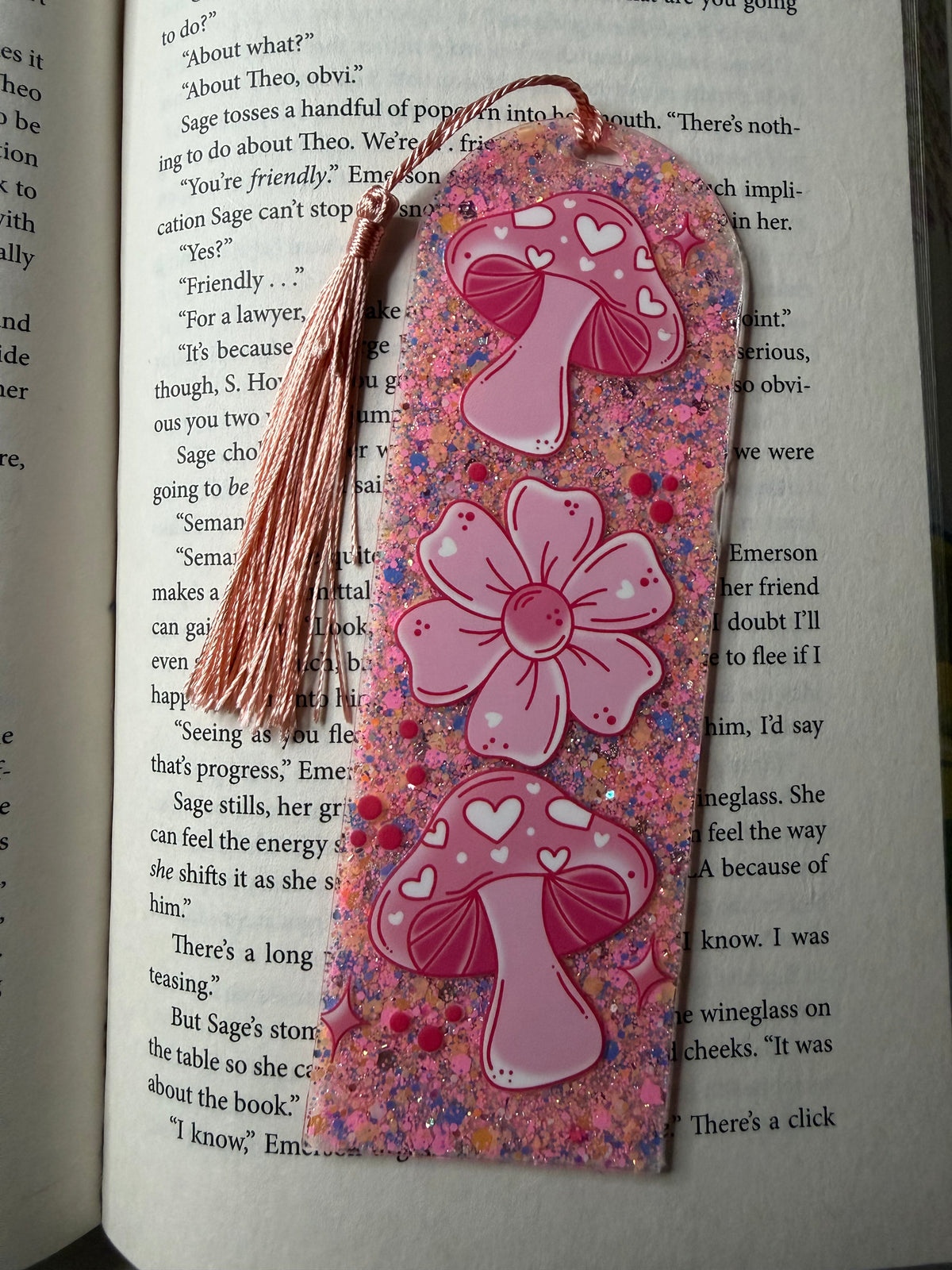 Coquette Mushroom Bookmark