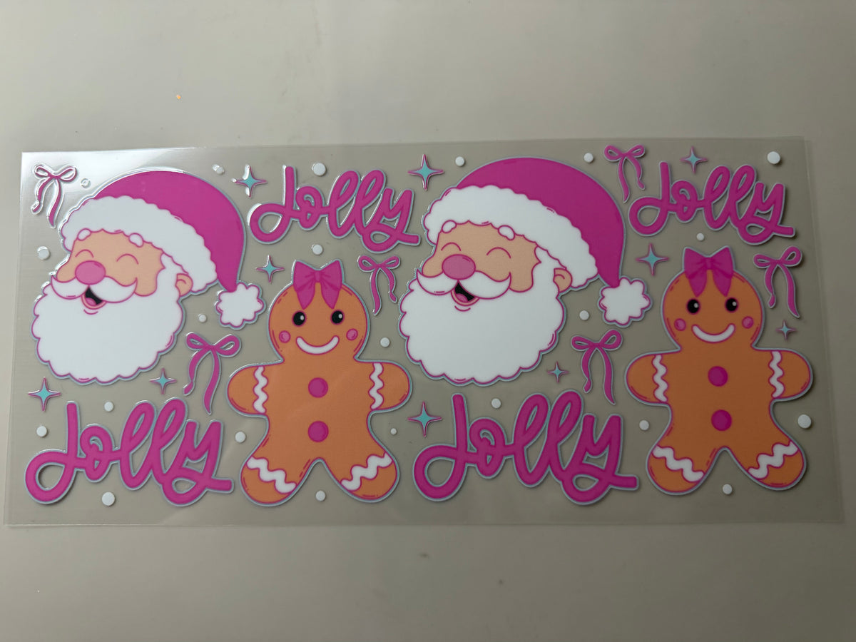 Holly Jolly UV DTF Wrap