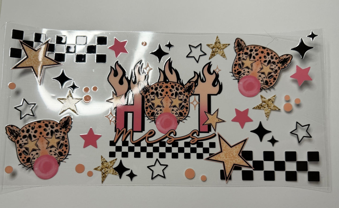 Hot Mess UV DTF Wrap