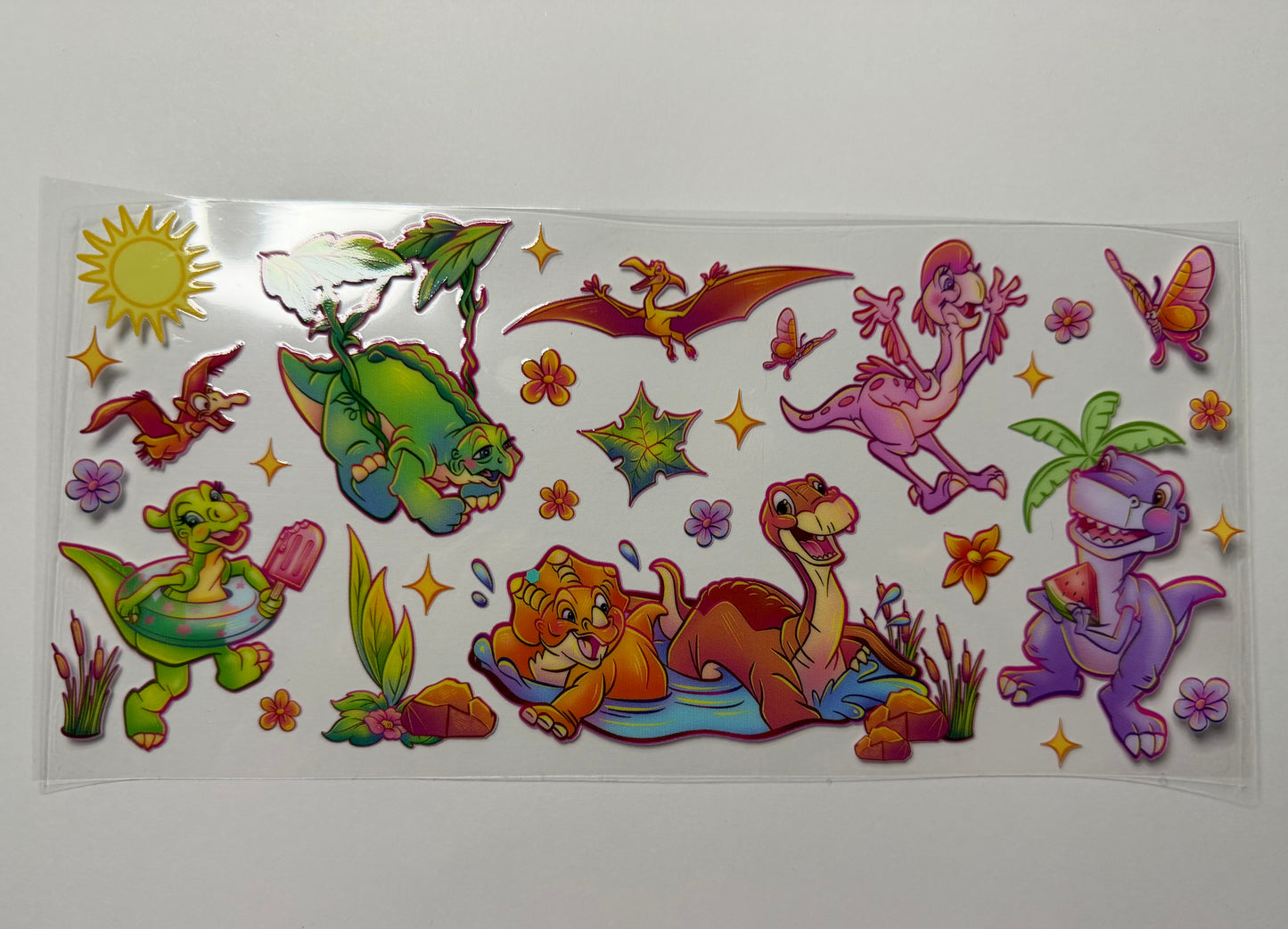 Dinos before time UV DTF Wrap