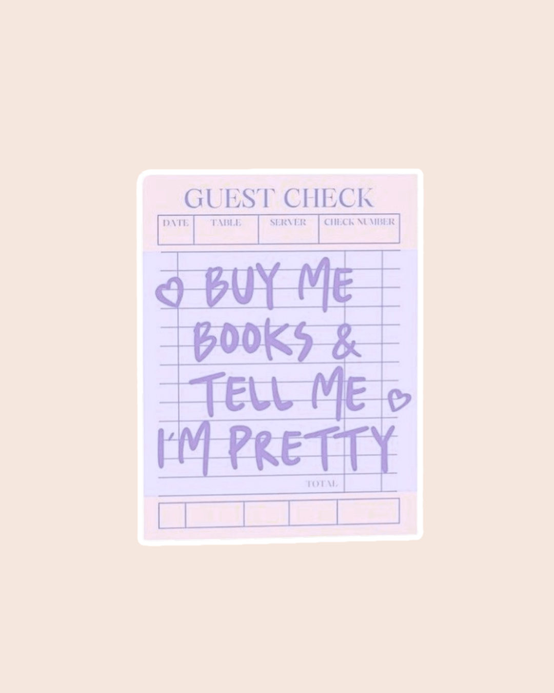 Buy Me Books Sticker