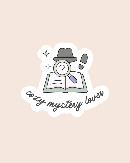 Cozy Mystery Lover Sticker