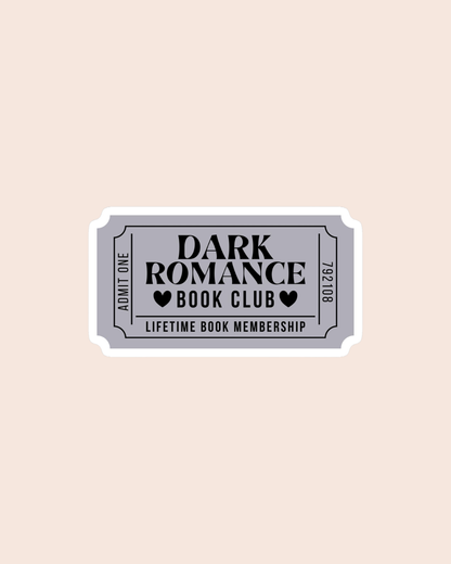 Dark Romance Book Club Sticker