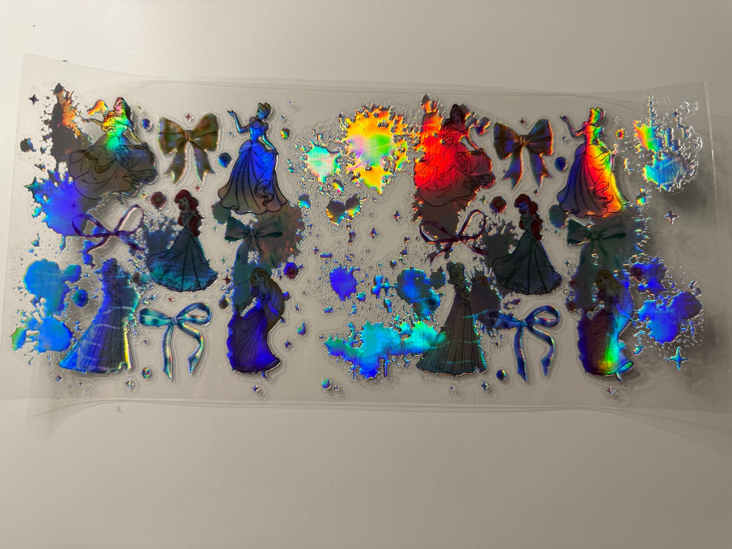 Princess Holographic UV DTF Wrap