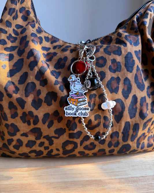 Silly Goose Bookclub Keychain