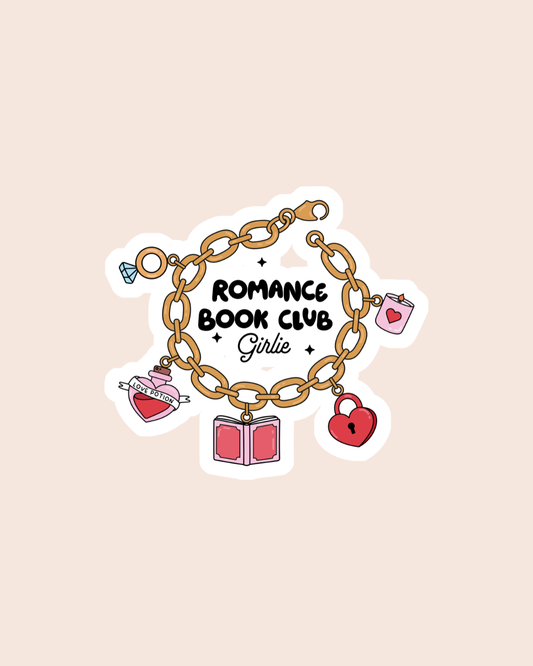 Romance Book Club Girlie Sticker