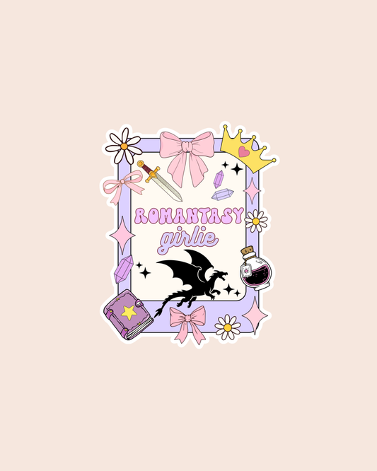 Romantasy Girlie Sticker
