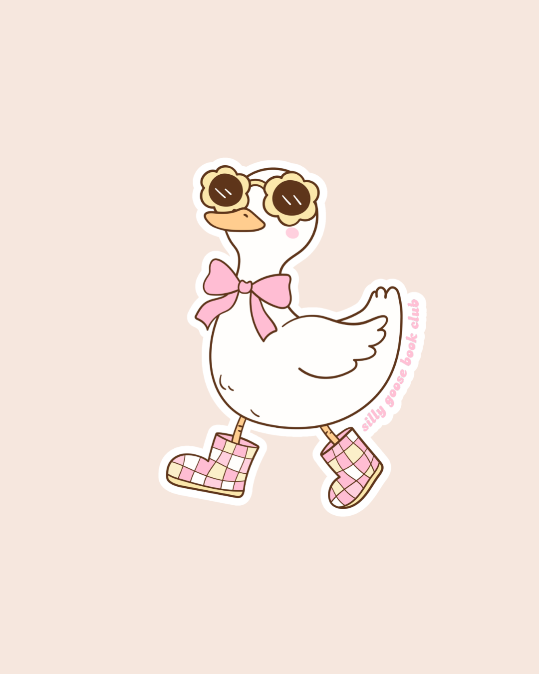 Silly Goose Book Club Sticker