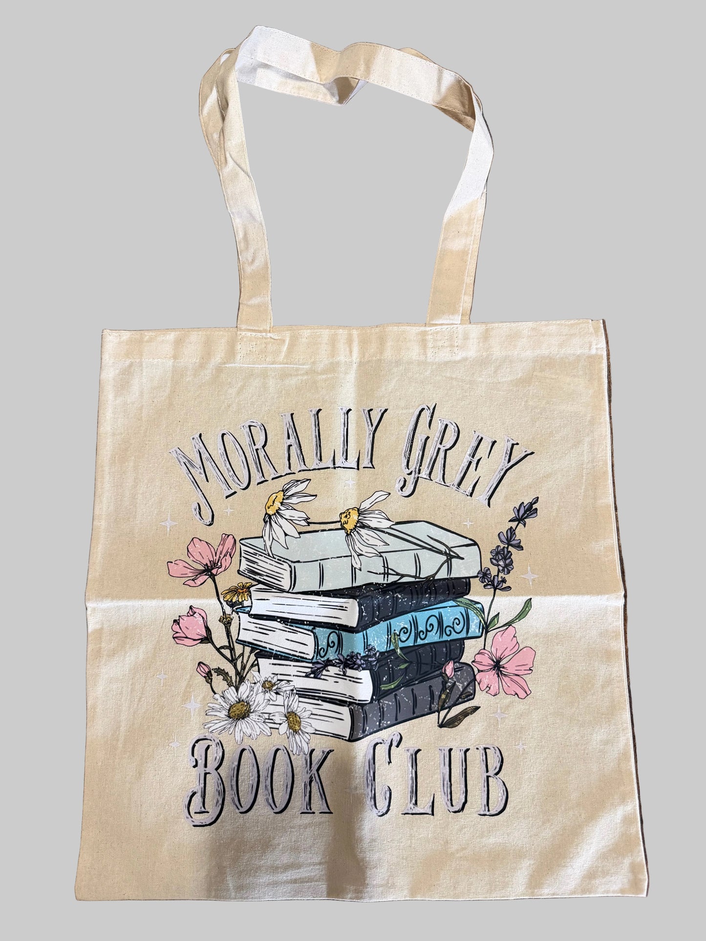 Morally Grey Book Club Tote Bag