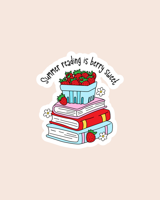 Summer Reading Is Berry Sweet Sticker