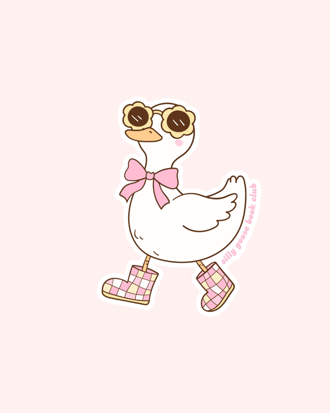 Silly Goose Book Club Sticker