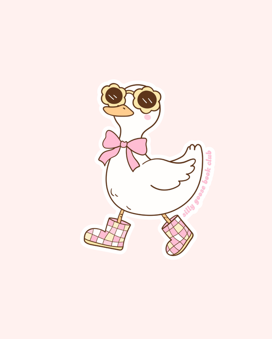 Silly Goose Book Club Sticker