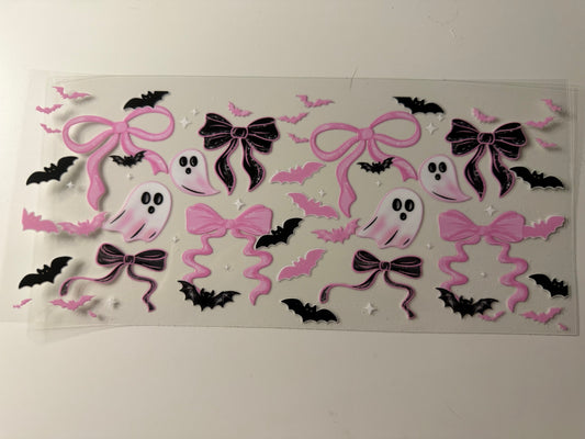 Bows & Ghosts UV DTF Wrap