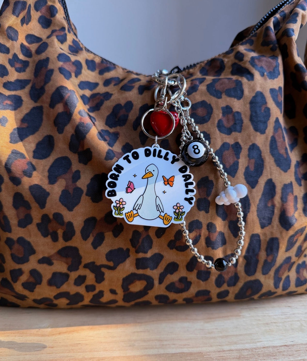 Born to Dilly Dally Keychain