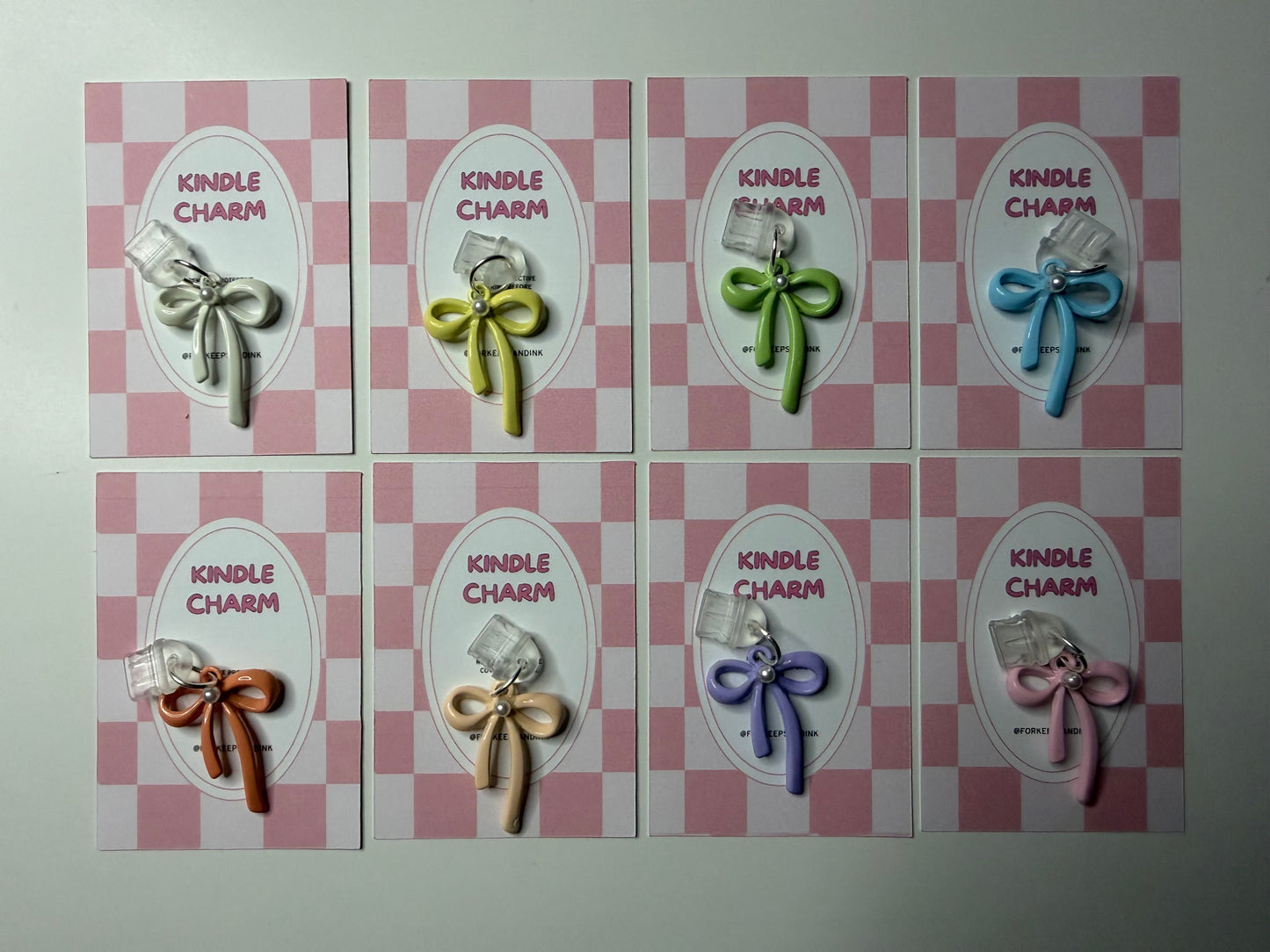 Bow Kindle Charm