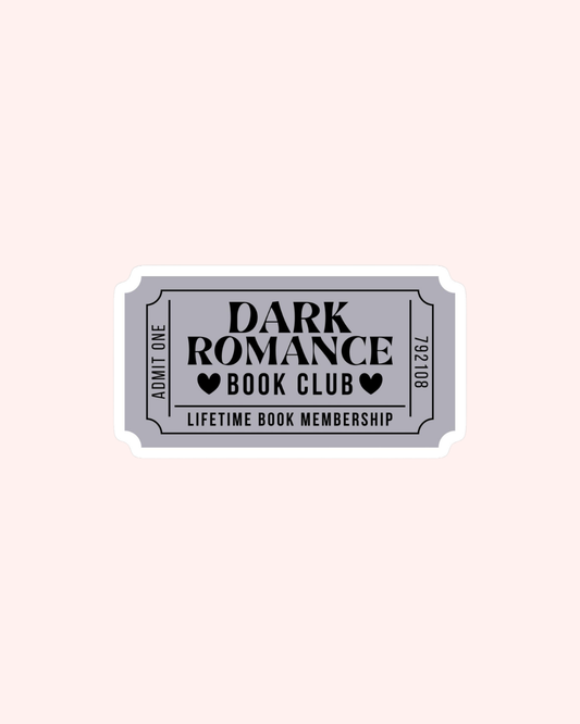 Dark Romance Book Club Sticker