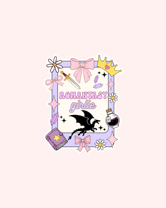 Romantasy Girlie Sticker