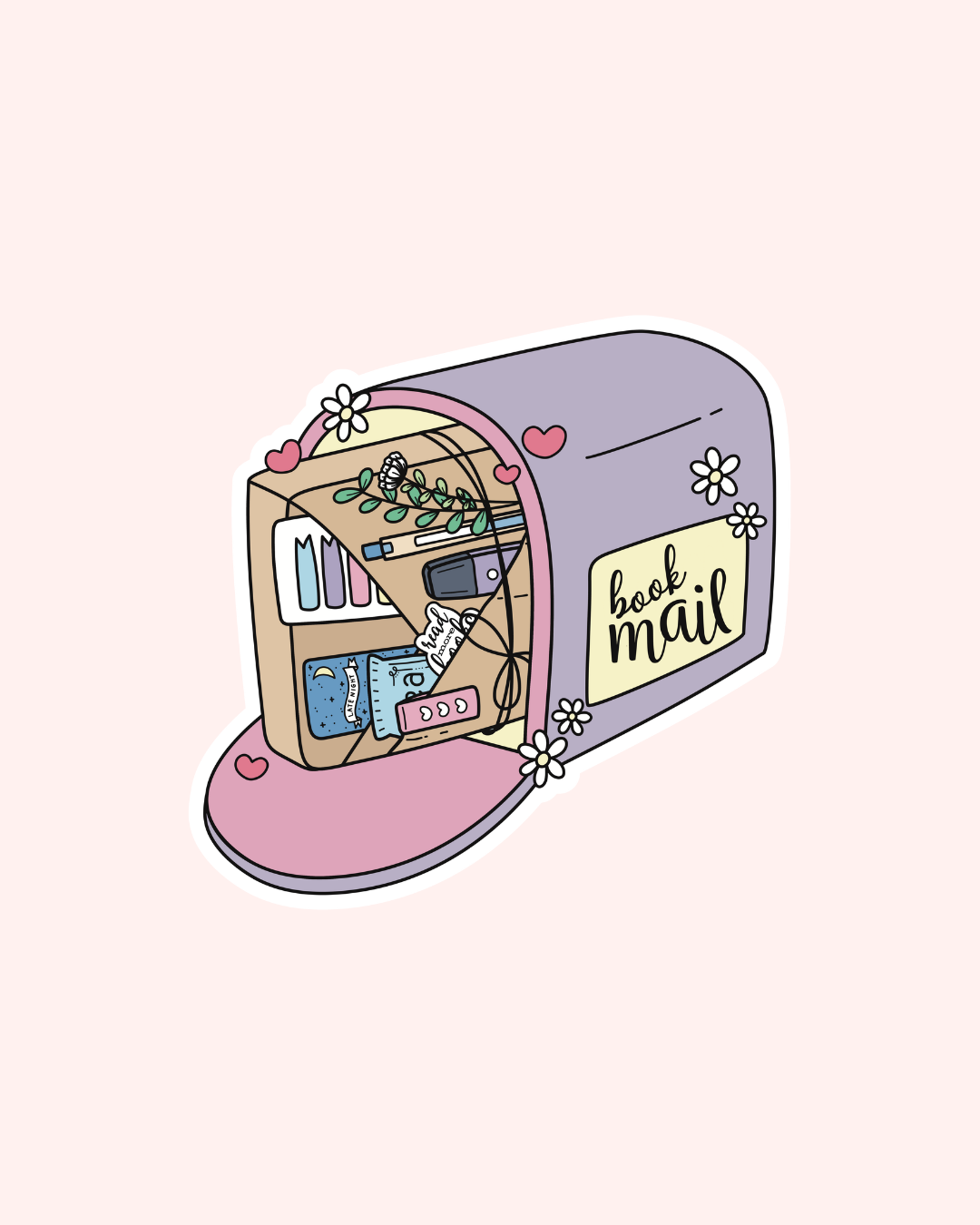 Book Mail Sticker