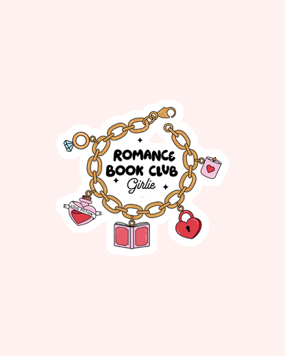 Romance Book Club Girlie Sticker