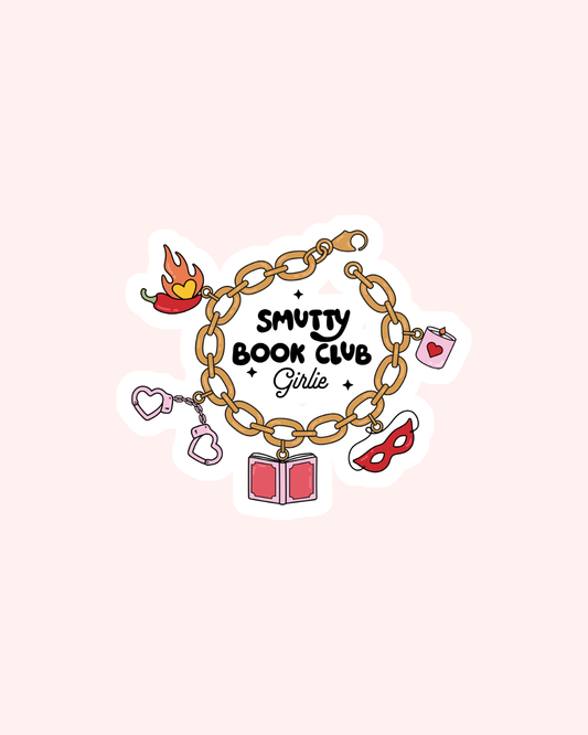 Smutty Book Club Girlie Sticker