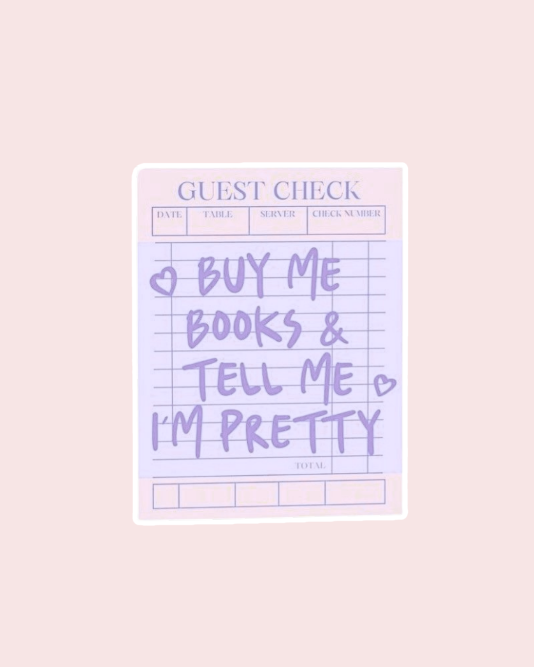Buy Me Books Sticker