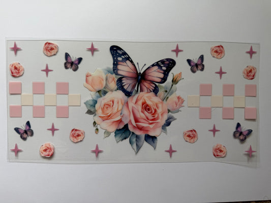 Butterfly Bloom UV DTF Wrap