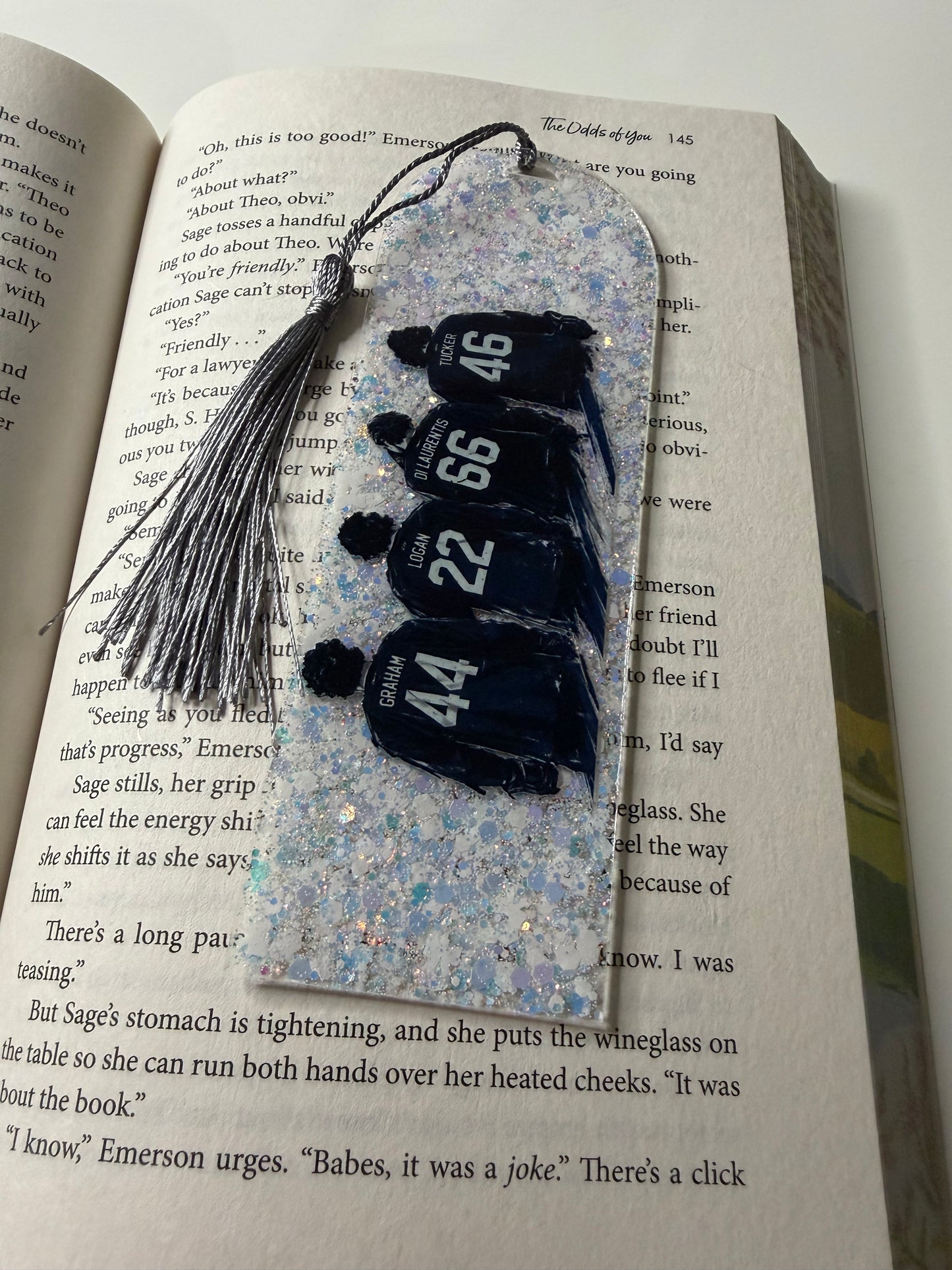 Briar U Lineup Glitter Resin Bookmark