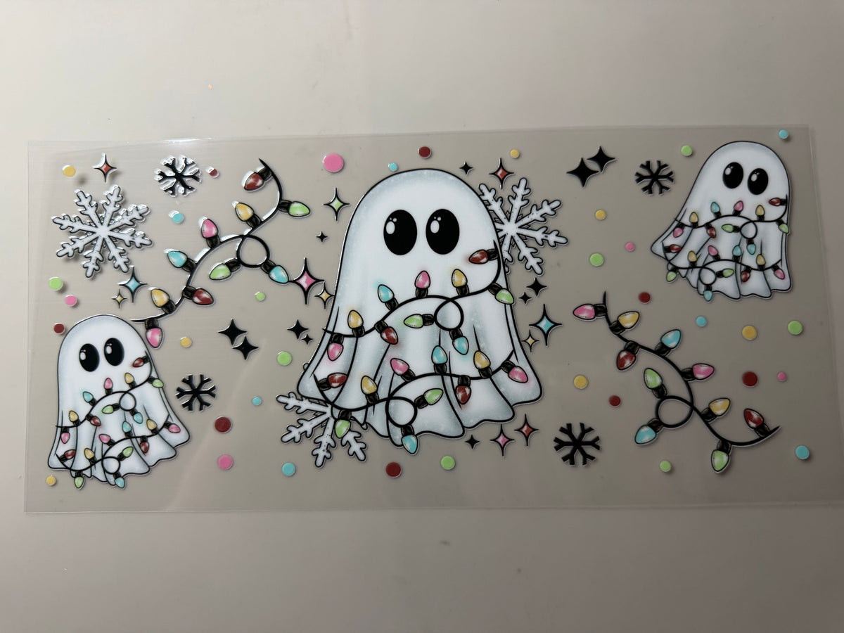 Ghost Christmas UV DTF Wrap