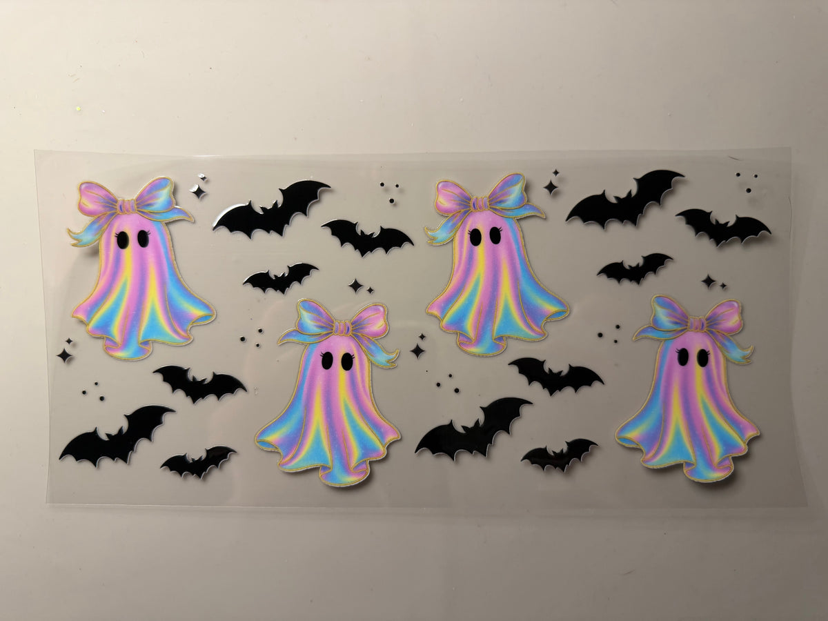 Iridescent Ghosts UV DTF Wrap