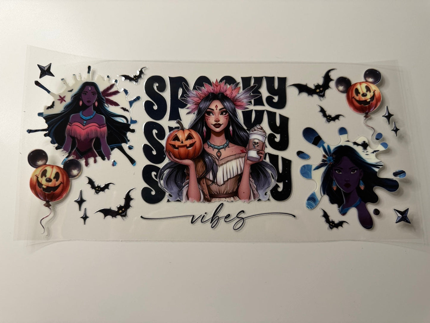 Spooky Vibes Halloween UV DTF Wrap