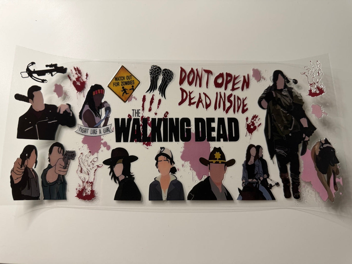 Walking Dead UV DTF Wrap