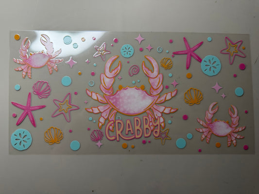 Crabby UV DTF Wrap