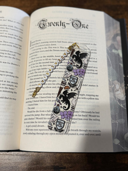 Fourth Wing Inspired Acrylic Bookmark