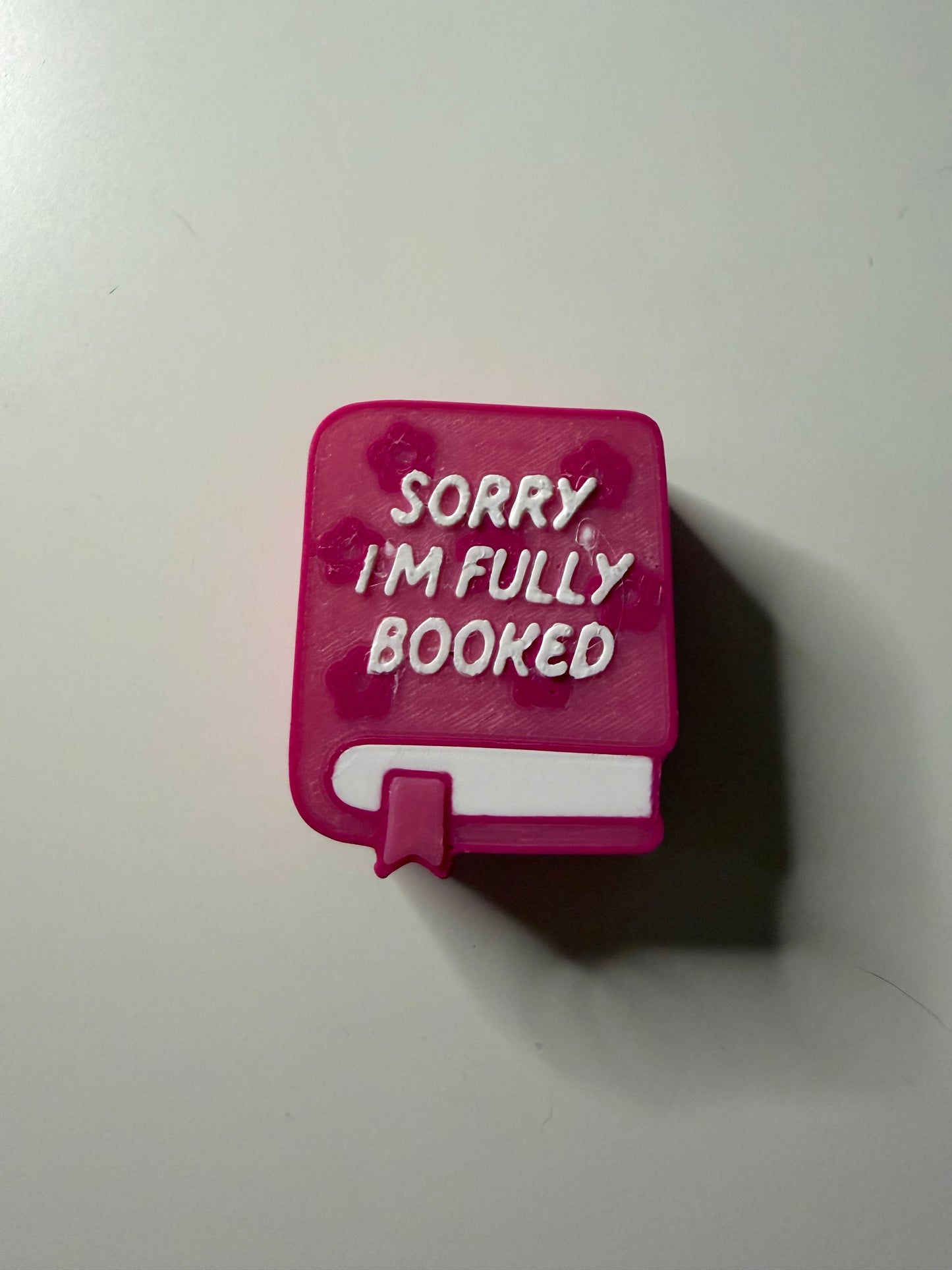 Sorry, I'm Fully Booked Straw Topper