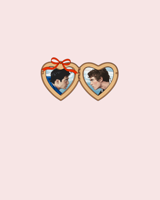 Hockey Romance Locket Sticker