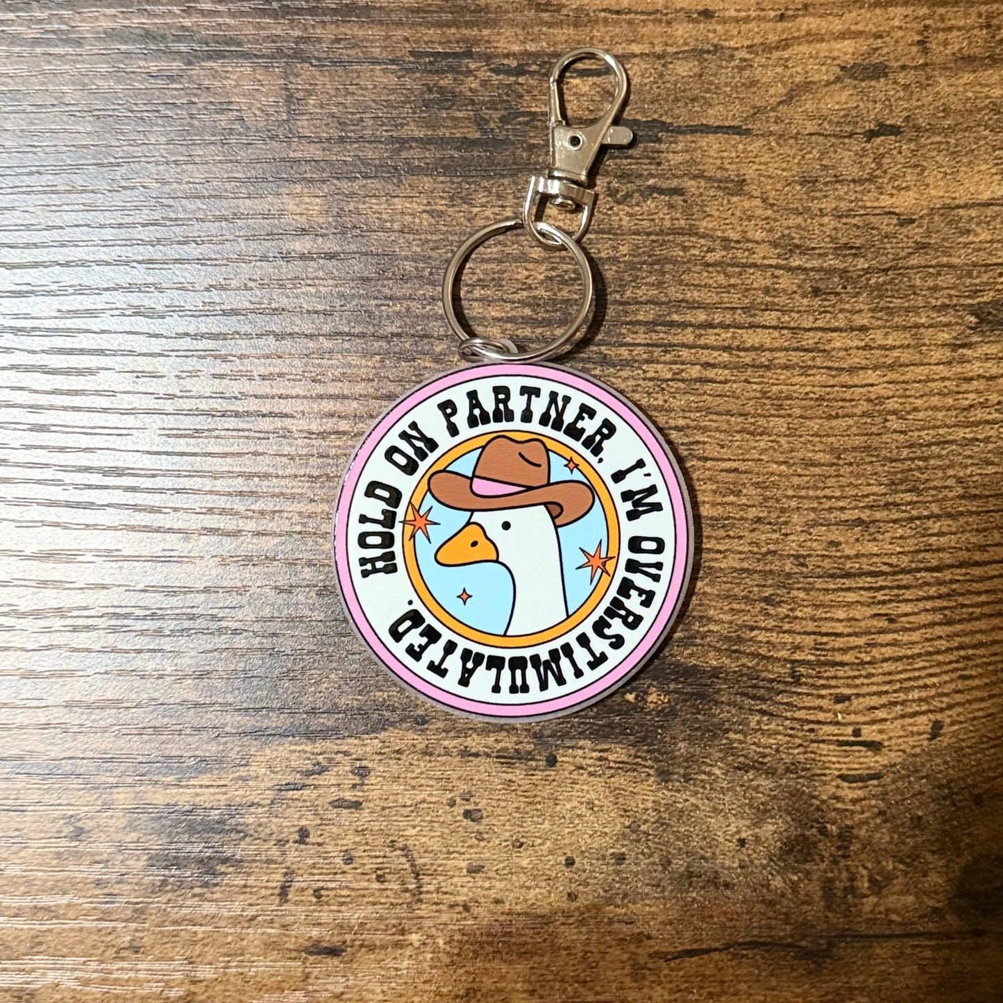 Overstimulated Keychain