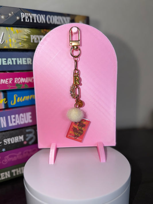 "ACOTAR" Chapter & Charm Keychain