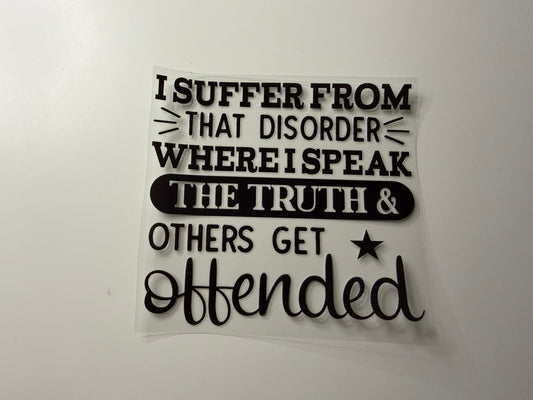 Introvert Definition UV DTF Decal