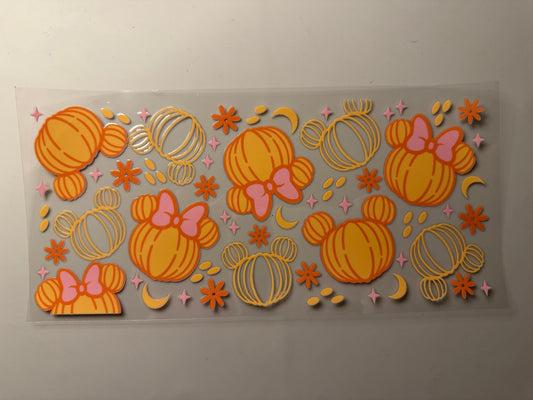Pumpkin Heads UV DTF Wrap